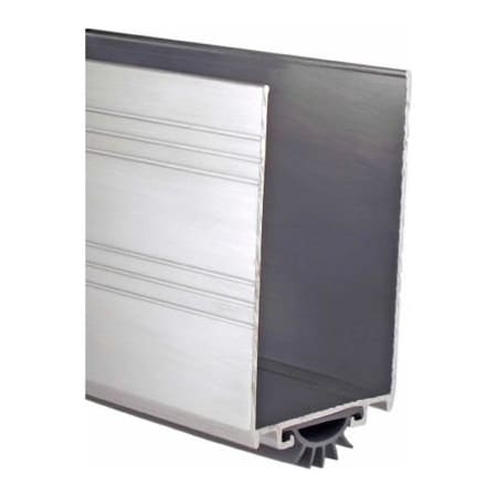 Yale Commercial Pemko Aluminum Door Shoe W/ Vinyl Insert 36"L x 1-1/4"W, Mill Aluminum 85597